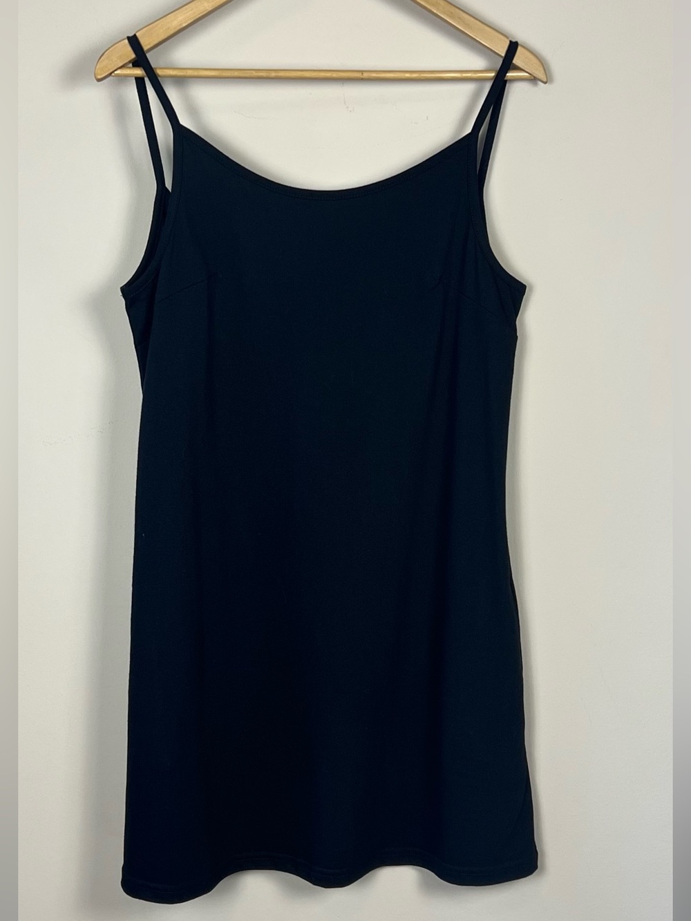 Lenanto Black 100% Cotton Slip Dress Size M - NWT